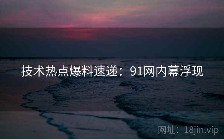 技术热点爆料速递：91网内幕浮现