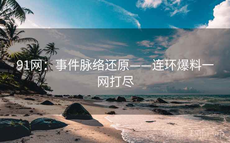 91网：事件脉络还原——连环爆料一网打尽