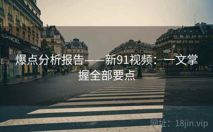 爆点分析报告——新91视频：一文掌握全部要点