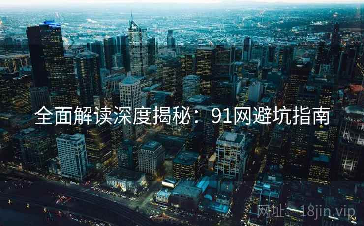 全面解读深度揭秘：91网避坑指南