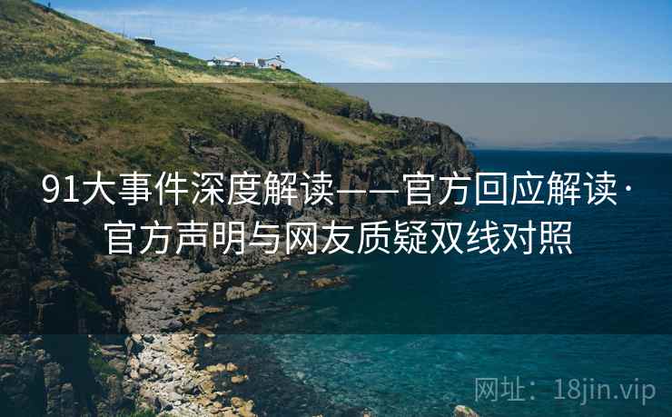 91大事件深度解读——官方回应解读·官方声明与网友质疑双线对照