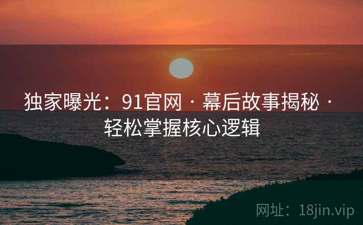 独家曝光：91官网 · 幕后故事揭秘 · 轻松掌握核心逻辑
