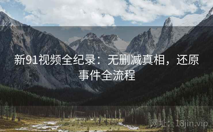 新91视频全纪录：无删减真相，还原事件全流程