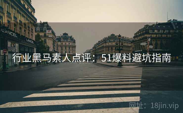 行业黑马素人点评：51爆料避坑指南